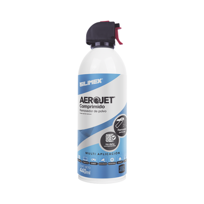 SILIMEX - Removedor de Polvo y Residuos (Aire Comprimido) para Limpieza de Equipos Electrónicos, 440 ml