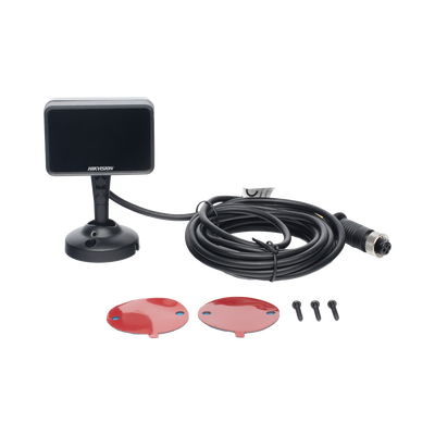 HIKVISION - Cámara Movil 720p / Lente 6 mm / Conexión Tipo Aviación / Micrófono Integrado / 3 Mts IR / DBA (Analisis de Comportamiento del Conductor) para Montaje en Vehículo Compatible con DVRs Moviles HIKVISION