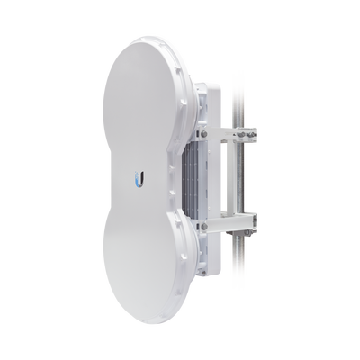 UBIQUITI - Radio de Backhaul de alta capacidad full duplex, tecnología airFiber hasta 1.2 Gbps, 5 GHz (5470 - 5950 MHz) con antena integrada de 23 dBi