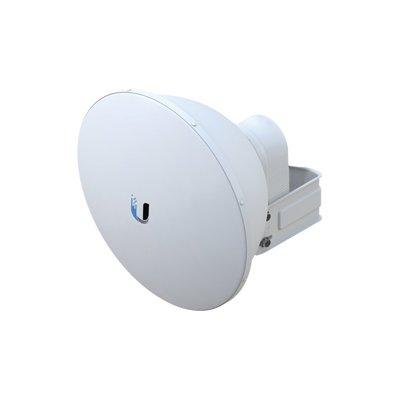 UBIQUITI - Antena Direccional airFiber X, ideal para enlaces Punto a Punto (PtP), frecuencia 5 GHz (5.1 - 5.9 GHz) de 23 dBi slant 45