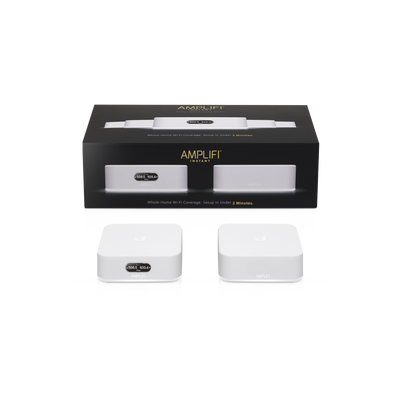 UBIQUITI - Kit AmpliFi Instant para Wi-Fi en residencias medianas, incluye 1 Router y 1 repetidor para WiFI Mesh