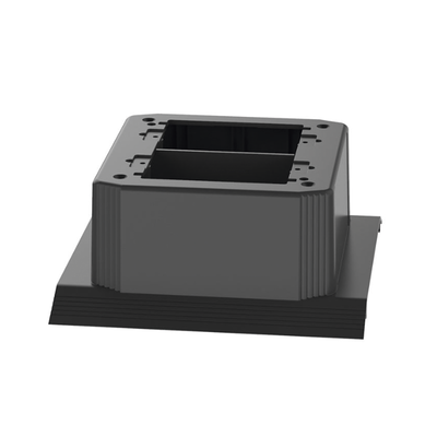 PANDUIT - Caja de Conexión Doble, Para Uso con Canaleta de Piso AFR4BCBL6, Material PVC Rígido, Color Negro