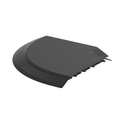 PANDUIT - Conexión en Ángulo Recto "L", Para Canaleta de Piso AFR4BCBL6, Material PVC Rígido, Color Negro