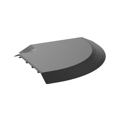 PANDUIT - Conexión en Ángulo Recto "L", Para Canaleta de Piso AFR4BCBL6, Material PVC Rígido, Color Negro