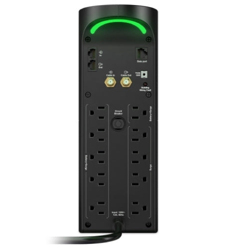 APC - Gaming Back UPS 1500VA 3 USB Charging Ports AVR 120V 60Hz