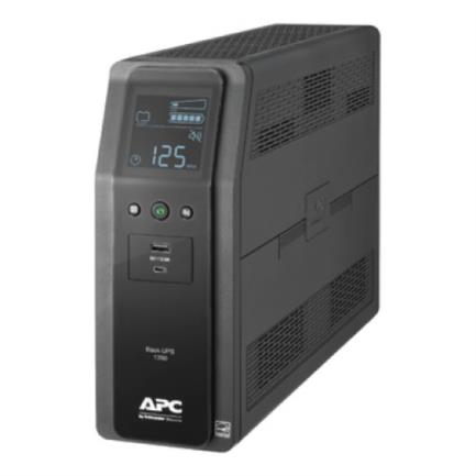 APC - Back UPS APC 1350VA/810W 120V 10 tomas de salida 2 puertos USB de carga AVR interfaz LCD LAM