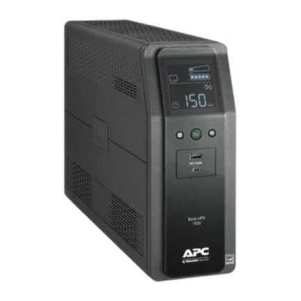 APC - Back UPS APC PRO BR 1500VA 10 Outlets 2 USB Charging Ports AVR LCD interface LAM