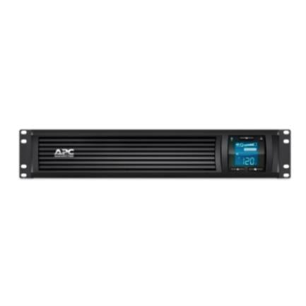 APC - UPS APC 1000VA/600W Pantalla LCD RM 2U 120V 6 Salidas NEMA 5-15R Color Negro