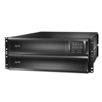 APC - UPS APC 2200VA/1980W Rack/Torre 2U LCD 100-127V Línea Interactiva 8 Salidas Color Negro
