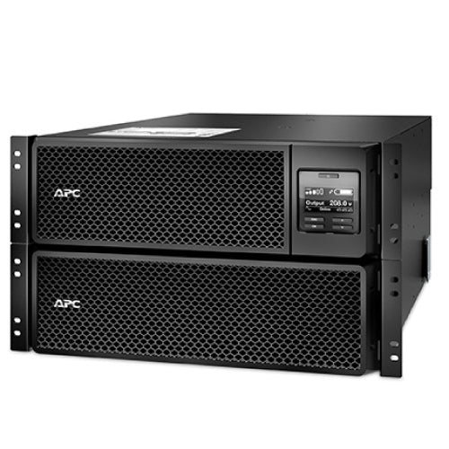 APC - UPS APC 10 kVA/10 kW Rack 6U 208 V 4 Salidas L6-30R NEMA Tarjeta de red+SmartSlot Autonomía Extendida