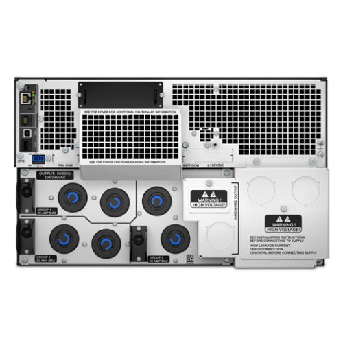 APC - UPS APC 10 kVA/10 kW Rack 6U 208 V 4 Salidas L6-30R NEMA Tarjeta de red+SmartSlot Autonomía Extendida