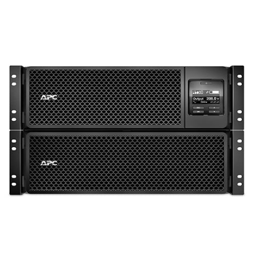 APC - UPS APC 10 kVA/10 kW Rack 6U 208 V 4 Salidas L6-30R NEMA Tarjeta de red+SmartSlot Autonomía Extendida