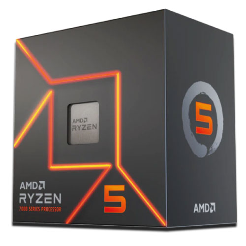 AMD - Procesador AMD Ryzen 5 7600 3.8GHz 32MB 65W S AM5 Hexa Core con Gráficos con Disipador 100-100001015BOX