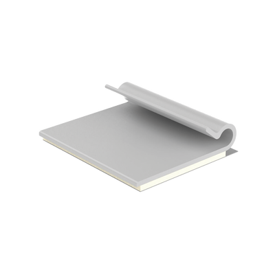PANDUIT - Clip Adhesivo Tipo J, Para Cables de Hasta 4.8 mm de Diámetro, Uso Interior, Color Gris, Paquete de 100pz