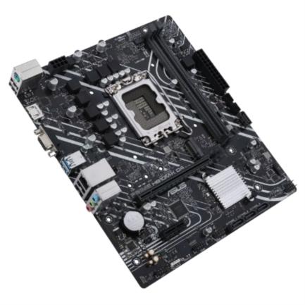 ASUS - Tarjeta Madre Asus PRIME H610M-K D4 2xDDR4 64GB 3200Mhz PCIe 4.0 M.2 1xHDMI 1xD-Sub S 1700 12th 13th Gen mATX