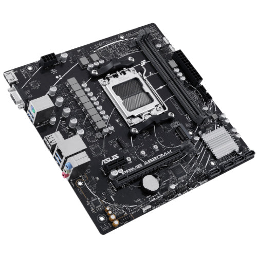 ASUS - Tarjeta Madre Asus PRIME A620M-K 2xDDR5 96GB 6400Mhz HDMI VGA PCIe 4.0 M.2 S AM5 Ryzen mATX