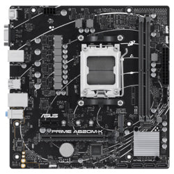 ASUS - Tarjeta Madre Asus PRIME A620M-K 2xDDR5 96GB 6400Mhz HDMI VGA PCIe 4.0 M.2 S AM5 Ryzen mATX
