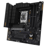 ASUS - Tarjeta Madre Asus TUF Gaming B760M-PLUS WIFI II 4xDDR5 192GB 7800Mhz PCIe 5.0 M.2 HDMI DP S 1700 13th 14th mATX Wi-Fi6E