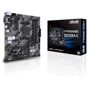 ASUS - Tarjeta Madre Asus PRIME B550M-K AM4 128GB 4xDDR4 HDMI VGA DVI