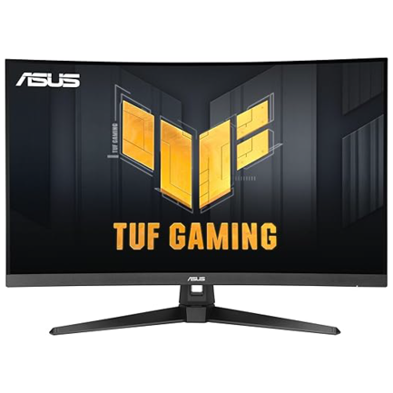 ASUS - Monitor Gamer Curvo ASUS LCD 31.5" 2560x1440 FreeSync 180Hz HDMI/DP Bocinas Integradas Negro