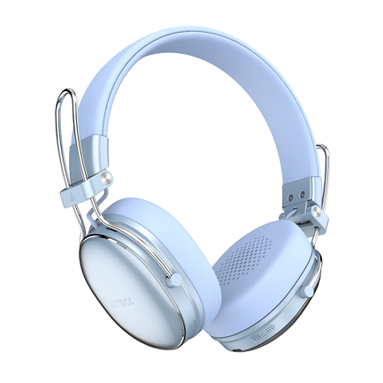 ACTECK - Audífonos Inalámbricos Acteck Over Ear Luxe Chic HP710 Elite Azul