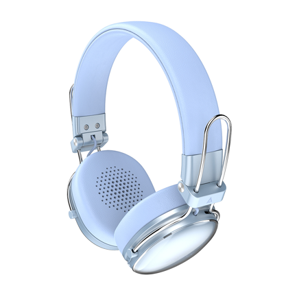 ACTECK - Audífonos Inalámbricos Acteck Over Ear Luxe Chic HP710 Elite Azul