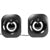 ACTECK - Bocinas Acteck 2.0 para escritorio Esence Basic AS215 2.0 USB A/3.5mm Control de Volumen Advanced Series Negro
