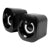 ACTECK - Bocinas Acteck 2.0 para escritorio Esence Basic AS215 2.0 USB A/3.5mm Control de Volumen Advanced Series Negro