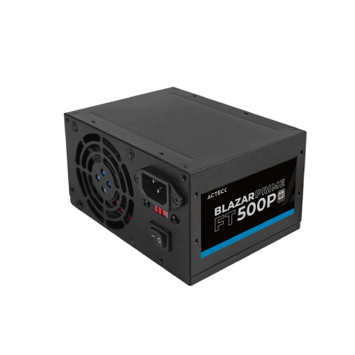 ACTECK - Fuente de Poder Acteck Blazar Prime FT500P ATX 500W 1x20+4 pin + 1xAtx 4 + 2xSata + 2xMolex 4 pin + 1x Negro