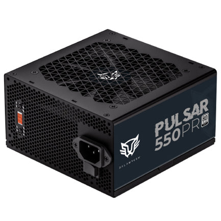 ACTECK - Fuente de Poder Balam Rush Pulsar 550PR Nova Series ATX 550W 80 Plus White No Modular Negro