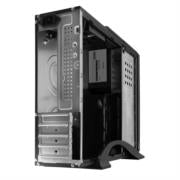 ACTECK - Gabinete Acteck Bern GS460 Mini Torre Slim con Fuente 500W Micro ATX/Mini ITX USB 3.0 1 Ventilador Color Negro