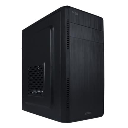 ACTECK - Gabinete Acteck Kioto GC240 Mini Torre con Fuente 500W Micro ATX/Mini ITX USB 3.0 1 Ventilador Color Negro