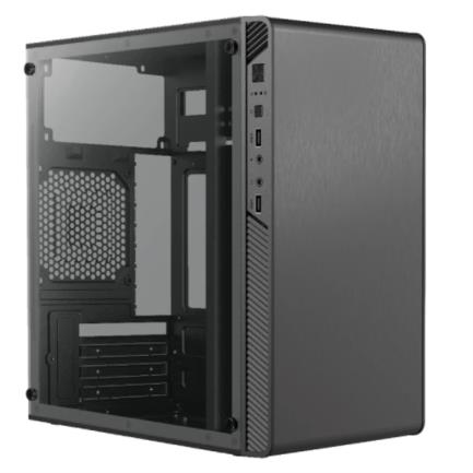 ACTECK - Gabinete Acteck Mini Torre Performance II GI215W Max MB M-ATX Fuente ATX Plus 500w Essential Series Negro