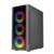 ACTECK - Gabinete Gamer Compact Media Torre Dragonfly Perform Aircool GM590AB Panel Izq Cristal + Frente Mesh / Negro
