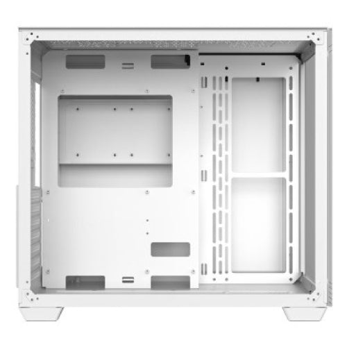 ACTECK - Gabinete Gamer Balam Rush Media Torre Tank Pro GM930 Max ATX Panel Izq Cristal Frente Cristal USB/4Fan RGB HUB Blanco
