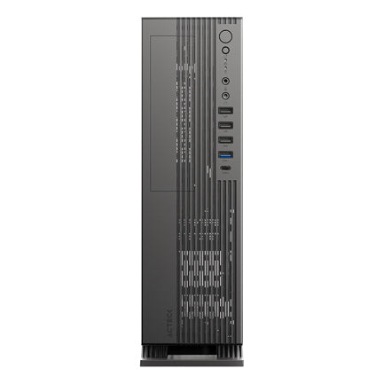 ACTECK - Gabinete Mini Torre Slim Onex Acteck GS455 / Max MB Micro ATX / Fuente SFX 500 W Elite Negro