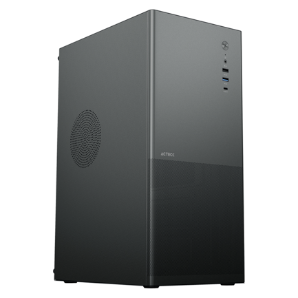 ACTECK - Gabinete Acteck Media Torre Rex Max GM757 Negro
