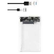 ACTECK - Gabinete Acteck de Disco Duro Armor Clear HC440 2.5 SATA USB 3.0 Blanco