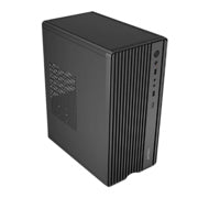ACTECK - Gabinete Mini Acteck Torre GI210M M-ATX fuente 500W 2 USB 2.0 metálico frente liso negro