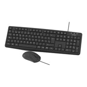 ACTECK - Kit Teclado y Mouse Acteck Creator MK210 Alámbrico USB 1200dpi Color Negro