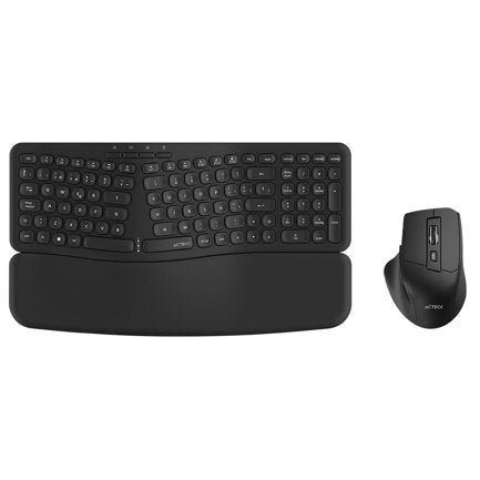 ACTECK - Kit Acteck 2 en 1 Inalambrico Creator Ultra Confort MK650 / Teclado Ergonomico + Mouse Ergonomico
