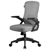 ACTECK - Silla de Oficina Acteck Flux Lite EC313/Soporta 100 kg Mecanismo Mariposa Inclinación 120/Reposabrazos 90/Ngo-Gris