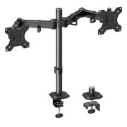 ACTECK - Soporte articulado Acteck doble monitor 17 a 32 pulgadas hasta 9 kg VESA 75x75 100x100 Enforce Zone SM490