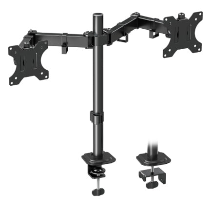 ACTECK - Soporte articulado Acteck doble monitor 17 a 32 pulgadas hasta 9 kg VESA 75x75 100x100 Enforce Zone SM490