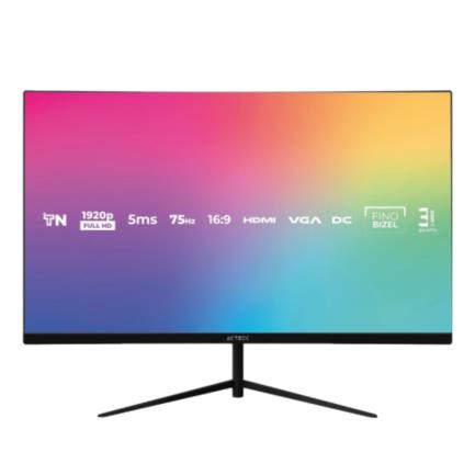 ACTECK - Monitor Acteck 27" Captive Vivid SP270 FHD 1080p 100Hz 5ms Elite Series Negro