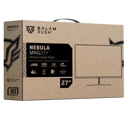 BALAM RUSH - Monitor GamingBalam Rush27"Plano IPS Nebula MNG27Y FHD 100Hz 4ms 1xHDMI1.4 +1xDP 1.2+3.5mm VESA 100mm Le