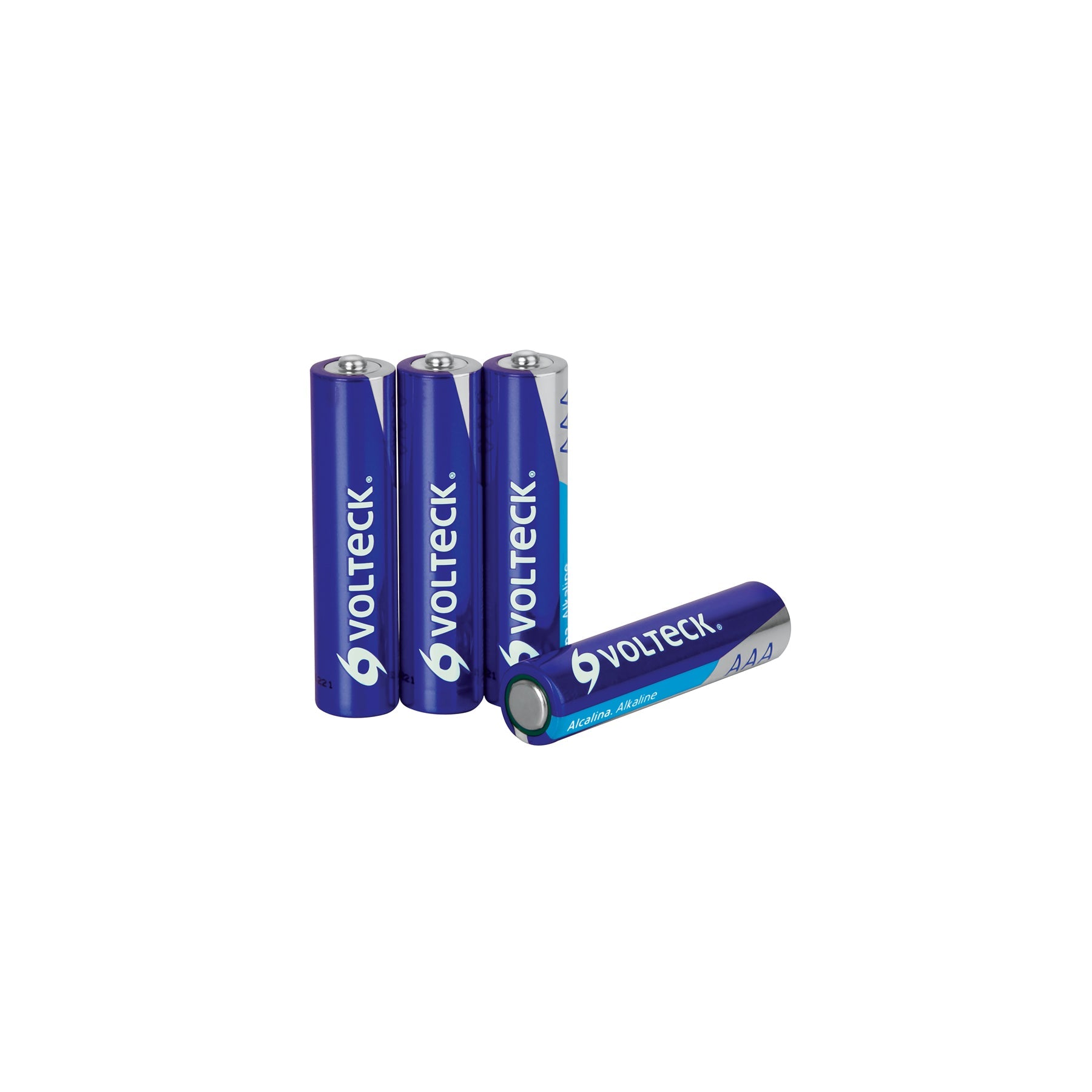 Blister con 4 pilas alcalinas AAA, VOLTECK