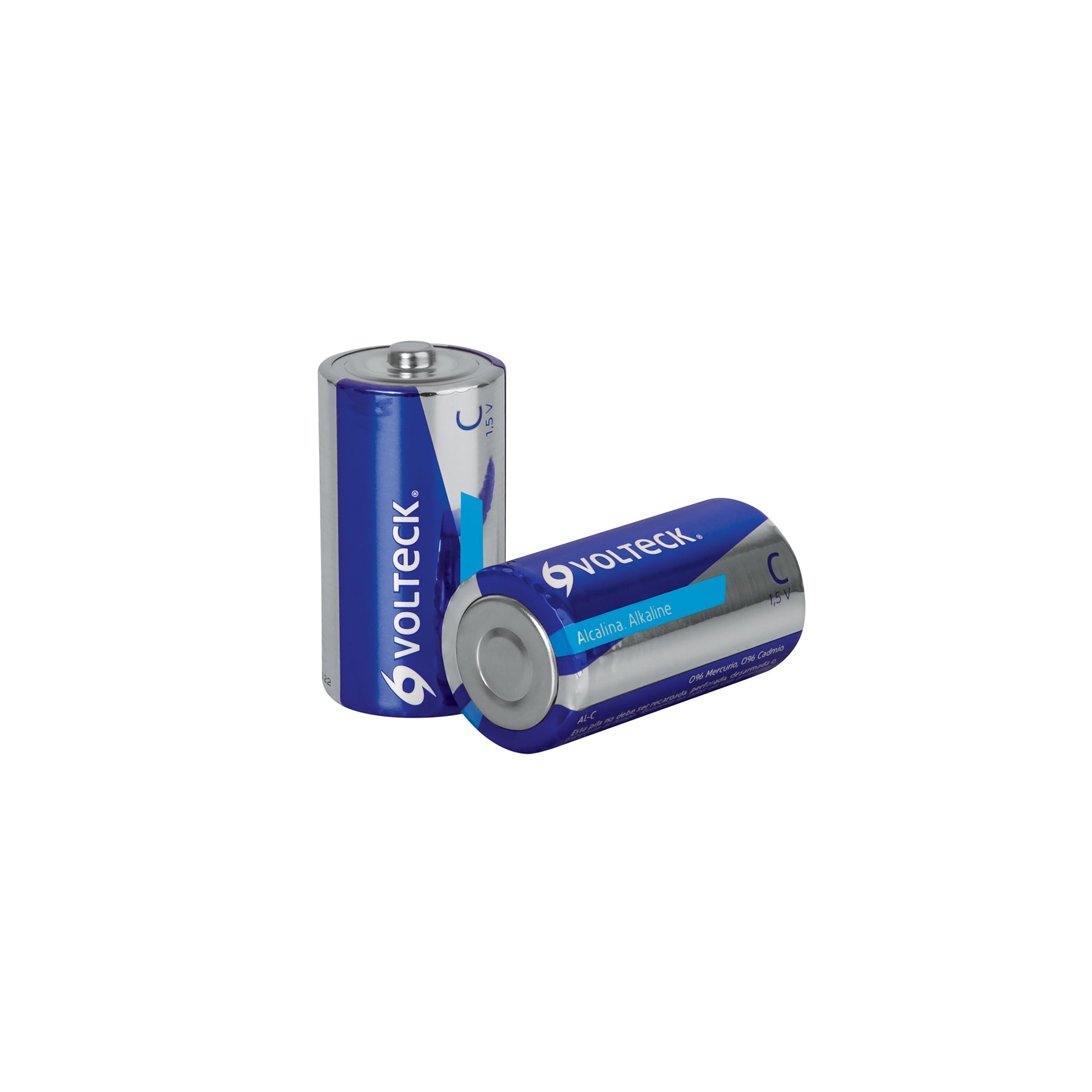 Blister con 2 pilas alcalinas C, VOLTECK