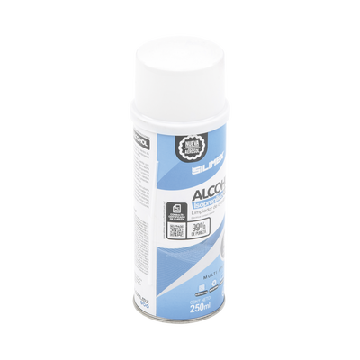SILIMEX - Alcohol Isopropilico en Aerosol para limpieza de equipos de vídeo, fibra óptica, cómputo, y equipo telefónico 250 ml