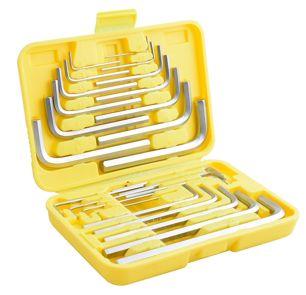 Jgo llaves hex L cb 25pz rack